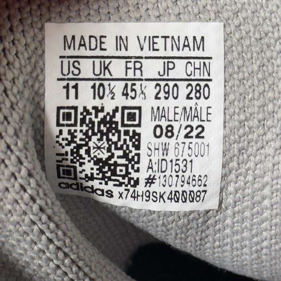 Adidas Pharrell x NMD Human Race 'Animal Print - Ash' - Size 11M - NEW - Picture 10 of 11